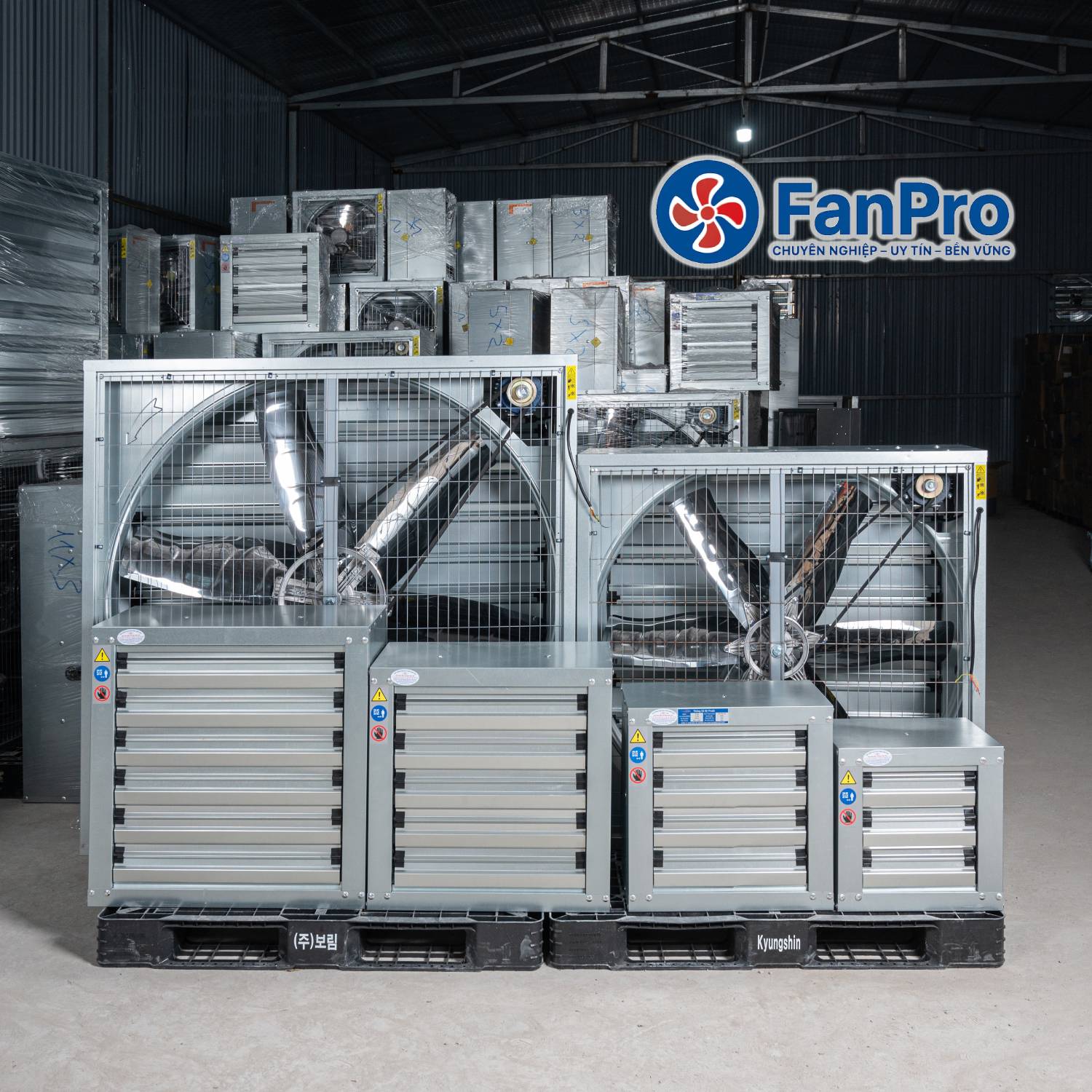 Fan Pro Quạt hút gió vuông Fanpro JH500 10.000 m³/h