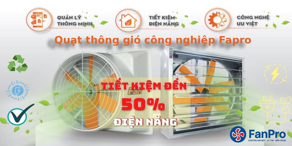 quat hut thong gió fanpro 1220